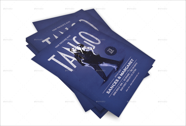 Tango Dance Flyer Design Template