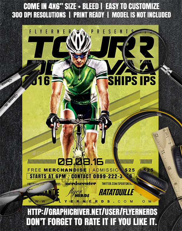 Tour De Java Sports Flyer