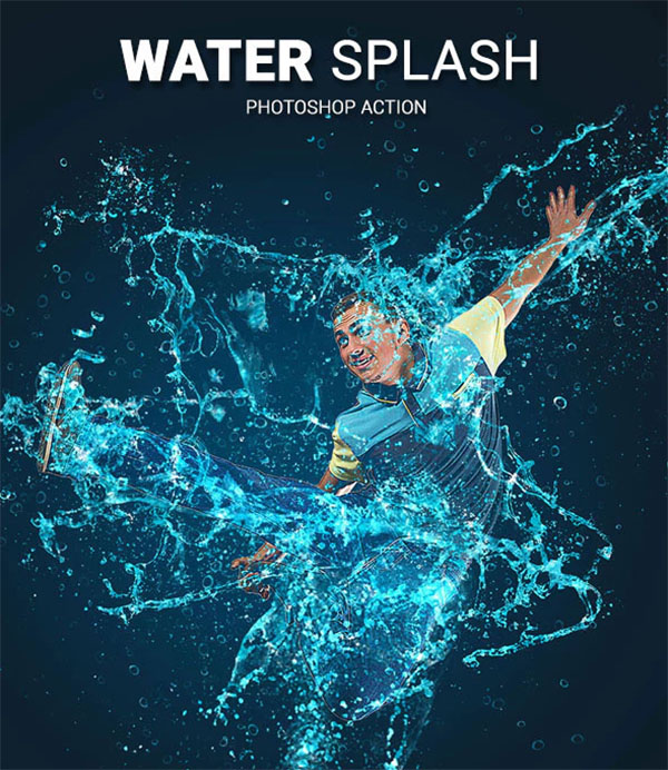 Water Splash Photoshop ATN Action