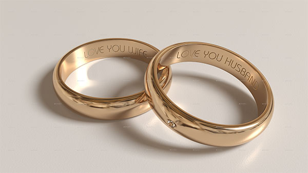 Wedding Rings Mock-up