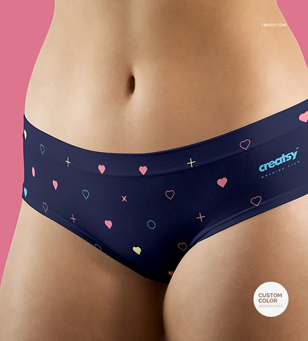 Women's Panties Mockup Set