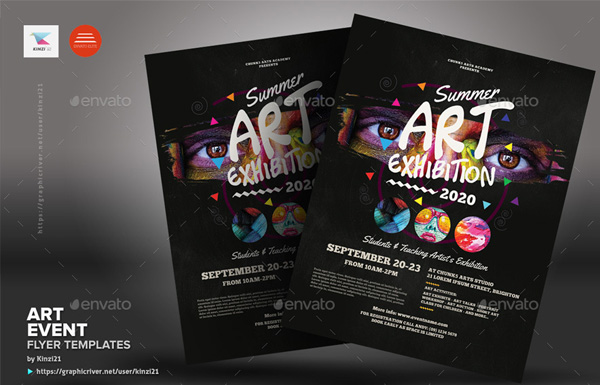 Art Event Flyer Templates
