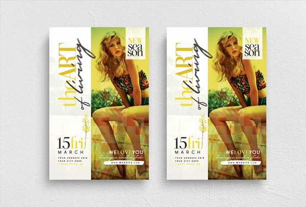 Art of Living Flyer Template