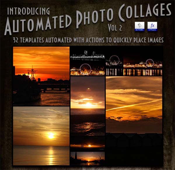 Automated Photo Collages Action