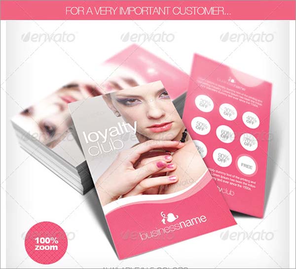 Beauty and Fashion Loyalty Cards