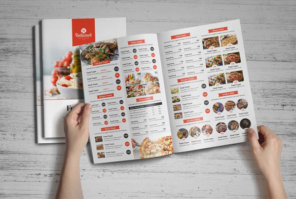 Cafe Brochure Editable Template