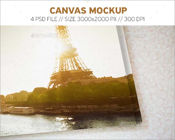 Canvas PSD Mockups