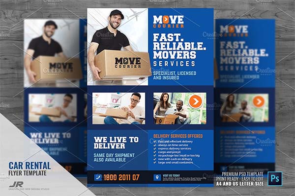 Cargo and Logistic Services Flyer