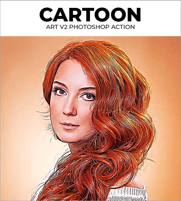 Cartoon Art V2 Photoshop Action