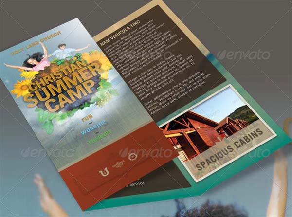 Church Summer Camp Brochure Template