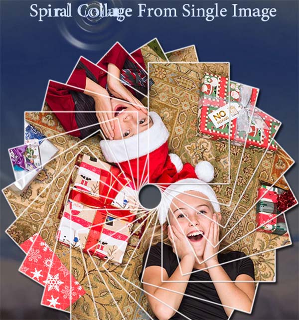 Collage From Single Image Photoshop Actions