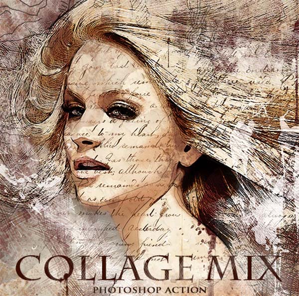 Collage Mix Photoshop Action
