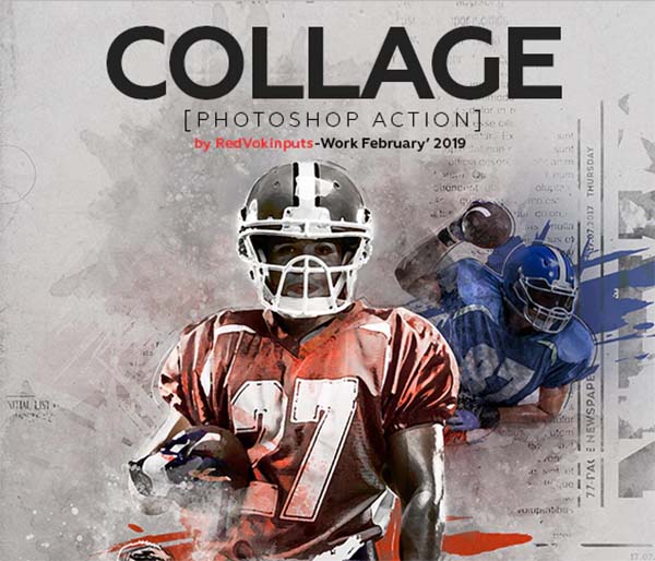 Collage Photoshop Action