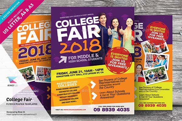 College Fair Flyer Template