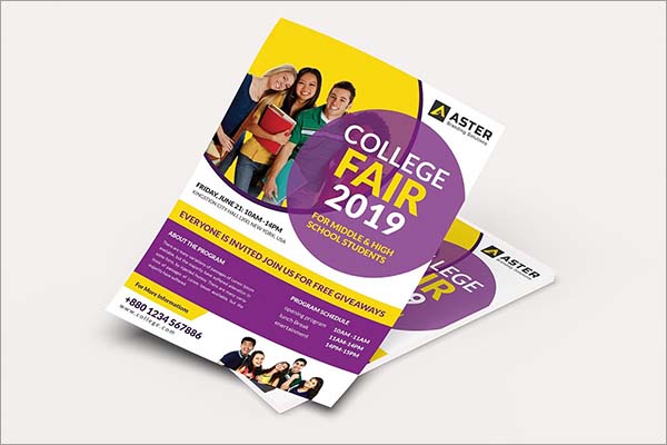 College Fair Photoshop Flyer