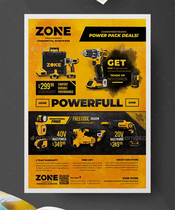 Commercial Product Flyer Template
