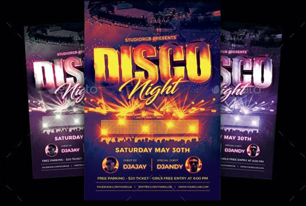 Disco Party Flyer Templates | Free & Premium PSD, Illustrator, InDesign, Word, Doc, Vector, EPS, PNG Formats Download