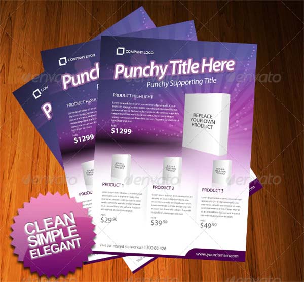 Elegant Product Flyer Template