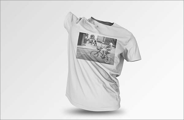 Floating Kids T-Shirt Free PSD Mockup