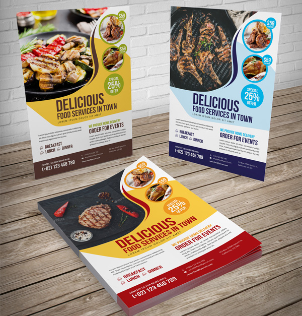 Food Restaurant Flyer Design