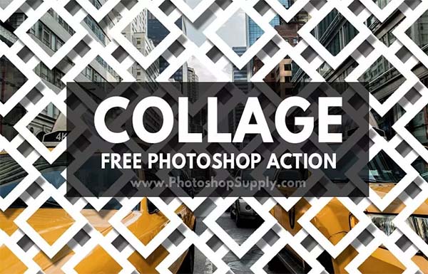 Free Collage Photoshop Action
