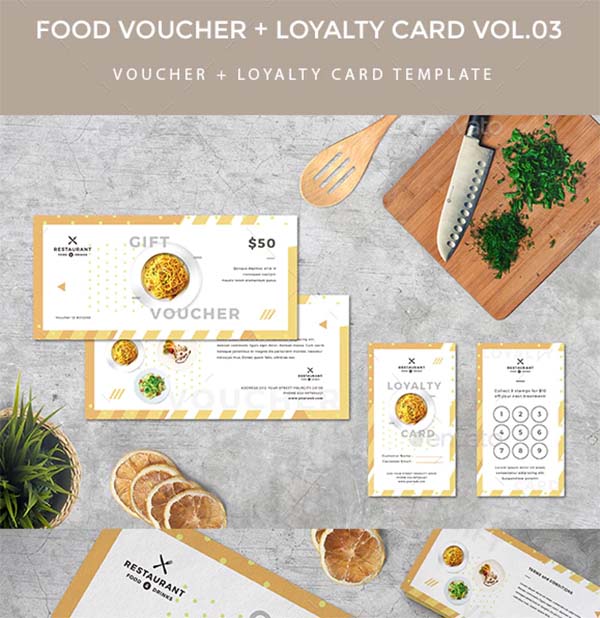 Gift Voucher Loyalty Card Template