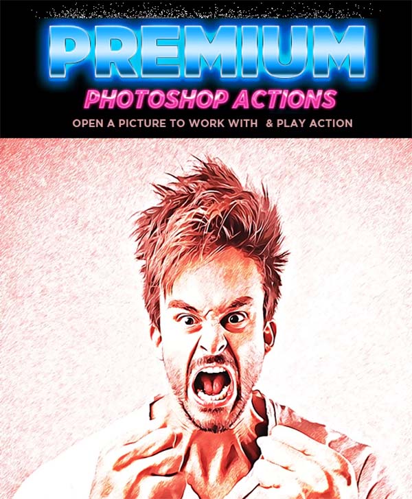20+ Cartoon Photoshop Actions | Free & Premium PSD | Illustrator Formats Download