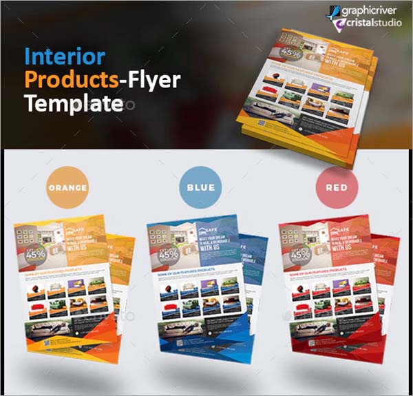 Interior Product Flyer Template