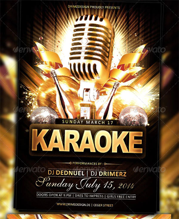 Karaoke Classy Flyer Template