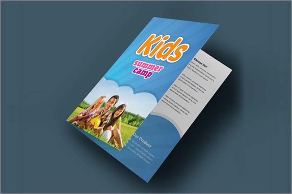 Kids Summer Camp Bifold Brochure