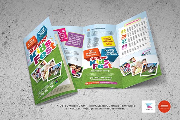 Summer Camp Brochure Templates