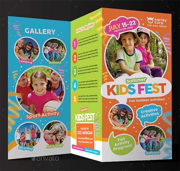 Kids Summer Camp Trifold