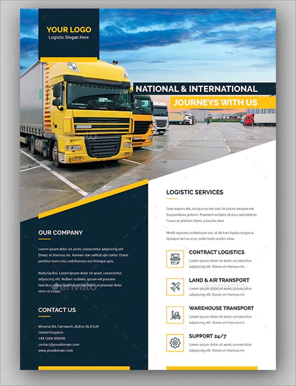 Logistic Design Flyer