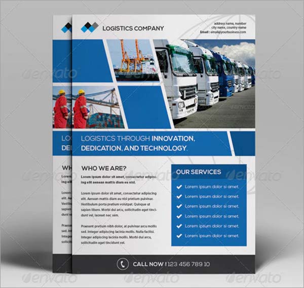 Logistics PSD Flyer