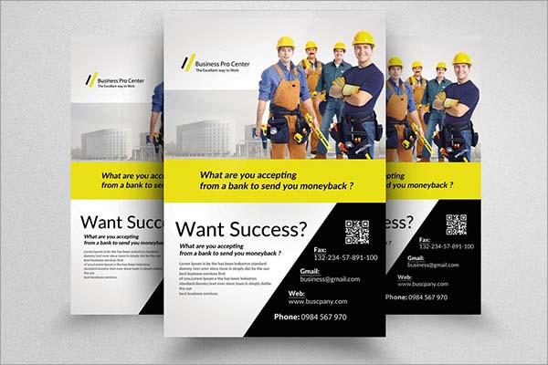 Logistics & Warehousing Flyer PSD Templates