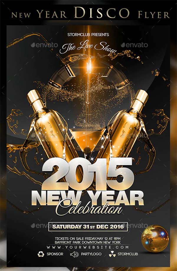 New Year Disco Flyer