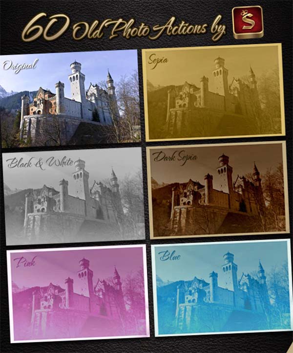 Old Photo PSD Actions