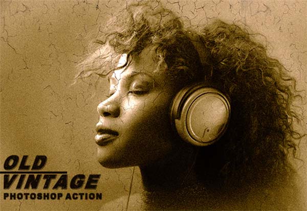 Old Vintage Photoshop Action