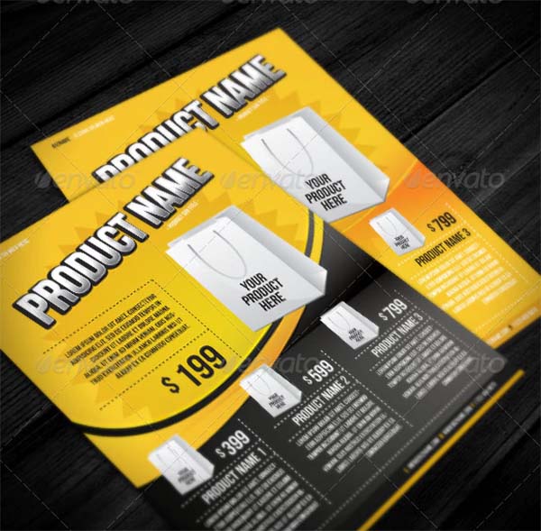 Product PSD Flyer Templates