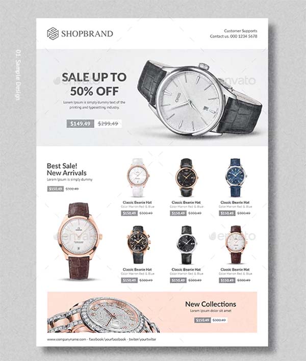 Product Print Flyer Template