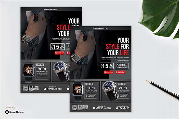 Product Promotion Flyer PSD Template