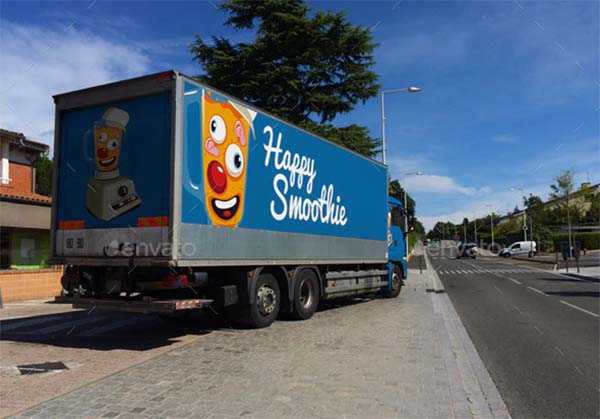 Realistic Truck Design Mockups