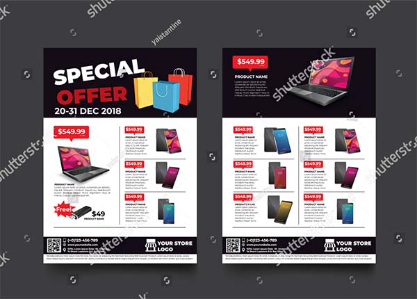 Sale Promotion Flyer Template