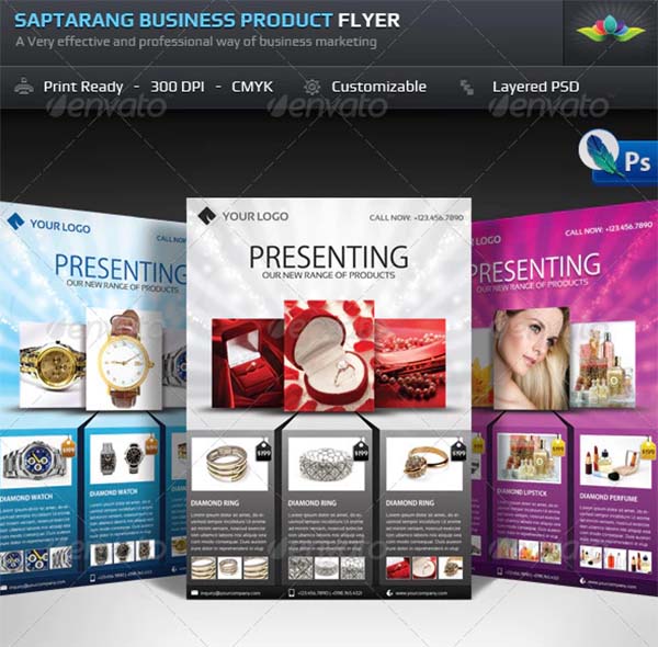Saptarang Business Product Flyer