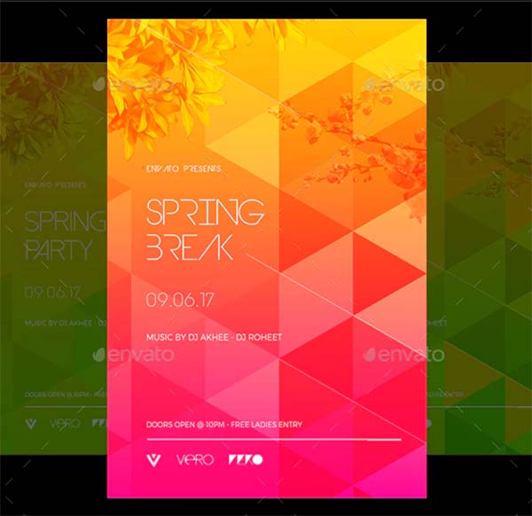 Spring Photoshop Flyer PSD Template