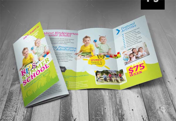 Summer School Trifold Brochure
