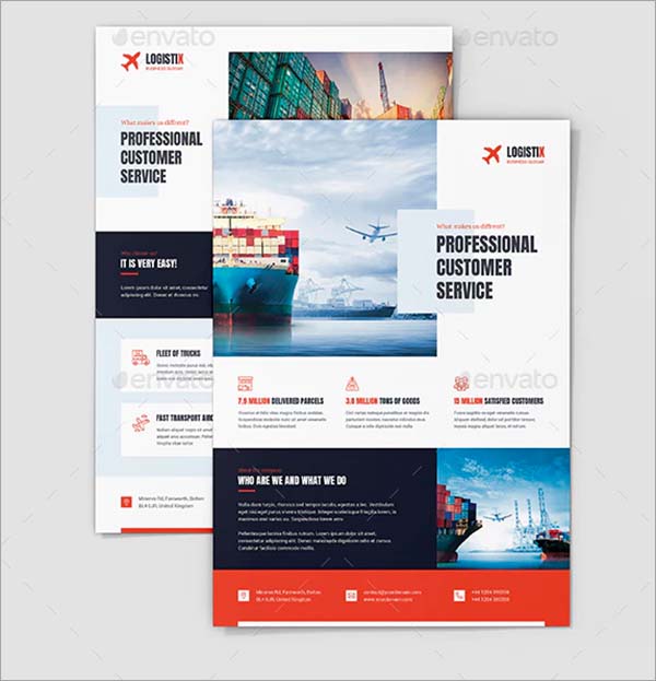 Transport Logistic PSD Flyer
