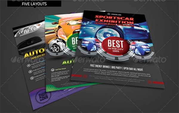 Automobile Business Flyer Template
