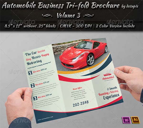 Automobile Business Tri-Fold Brochure
