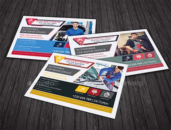 Automobile PSD Flyer Template